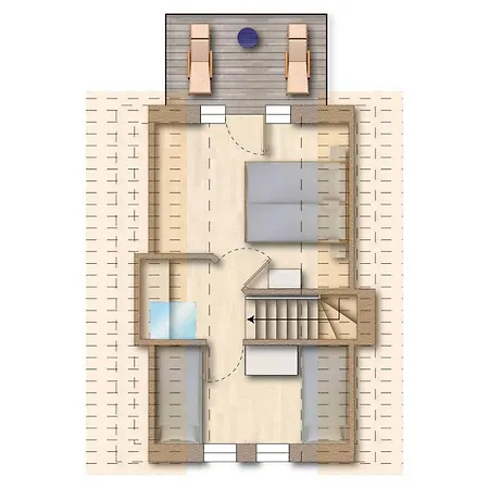 Ferienhaus Buhne 1, Hafen Rankwitz Chalé *